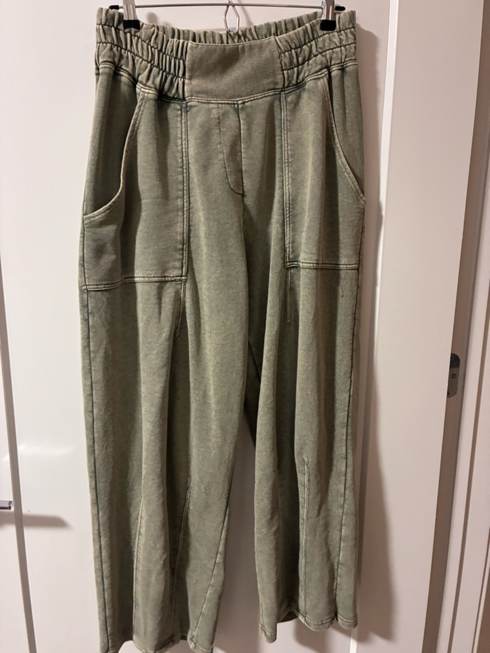 Urban Outfitters Olive Green Elastic Waist Lounge Pants